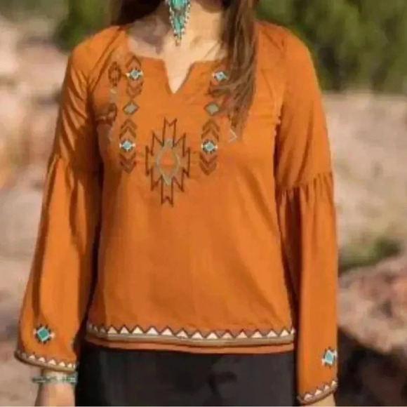 Outback Trading co. Tess blouse - Picture 1 of 8